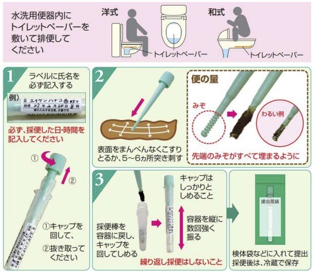 採便スティック・スプーンの使い方のコツ
