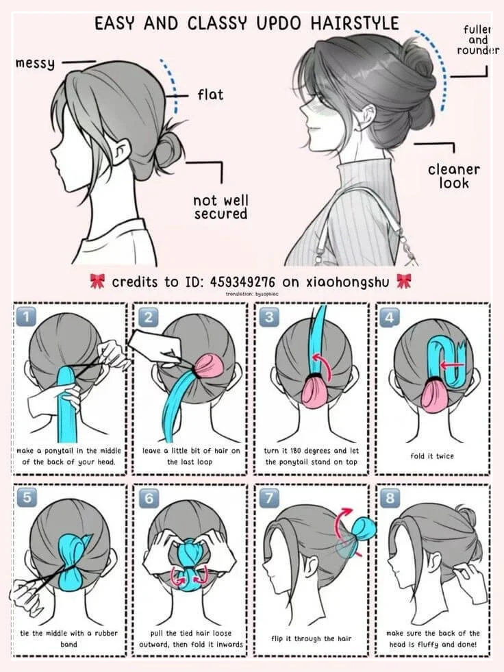 大人っぽく仕上がる三つ編みツインテール