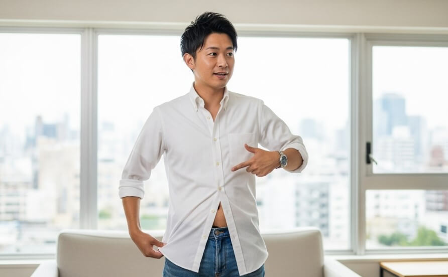 シャツインのやり方分析！メンズの種類と注意点